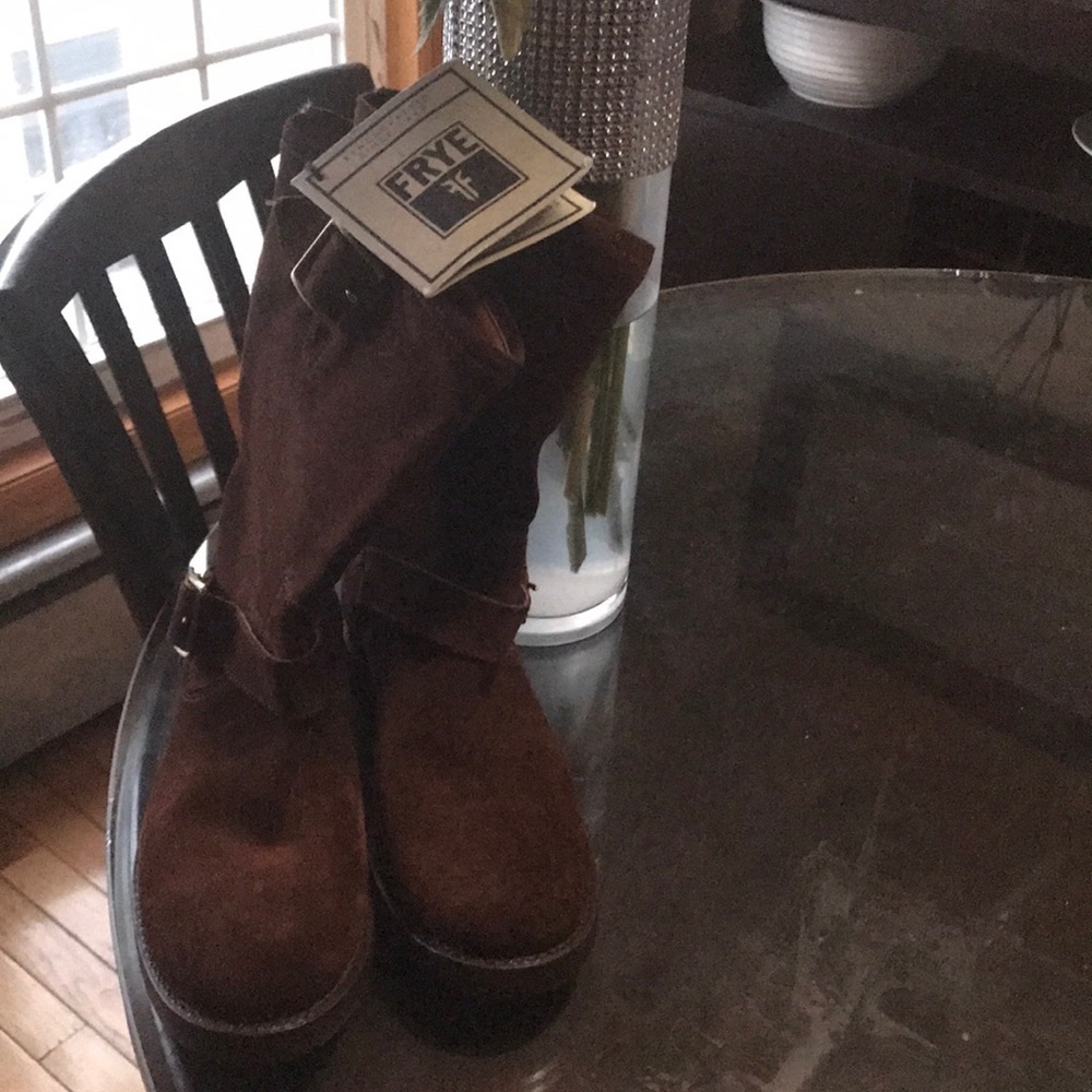 Frye Natalie Mid Engineer Boots - Picture 4 of 8